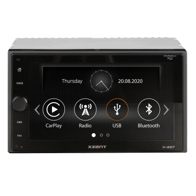 Infotainer X-227 -2DIN su Apple CarPlay
