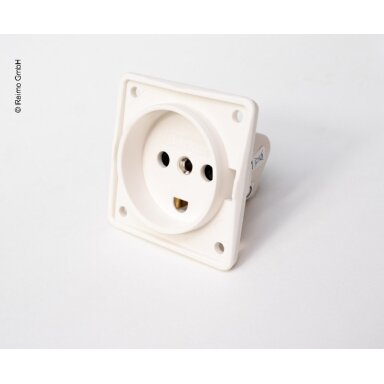 Integruotas lizdas 230V pwhite