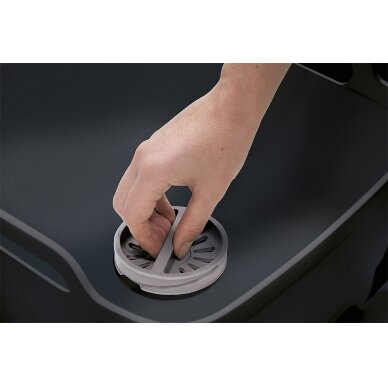 Indų plovimo dubuo su kamščiu Wash&Drain™ pilkos spalvos 3 Indų plovimo dubuo su kamščiu Wash&Drain™ pilkos spalvos 3