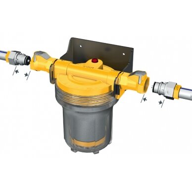 Inline turbo filtravimo sistema Inline turbo filtravimo sistema