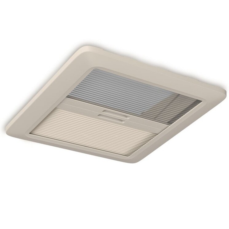 Inner frame DOMETIC cpl. for Mini Heki FL roof hood 40x40 in cream white RAL9001
