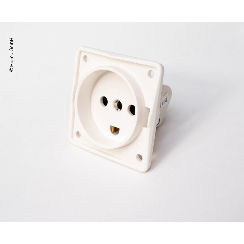 Integruotas lizdas 230V pwhite