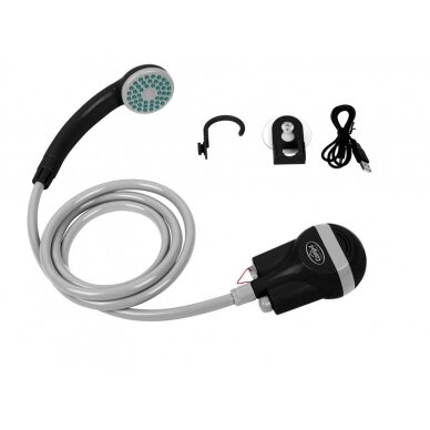 Išmanusis dušas su baterija + 5V USB įkrovimo laidu Išmanusis dušas su baterija + 5V USB įkrovimo laidu