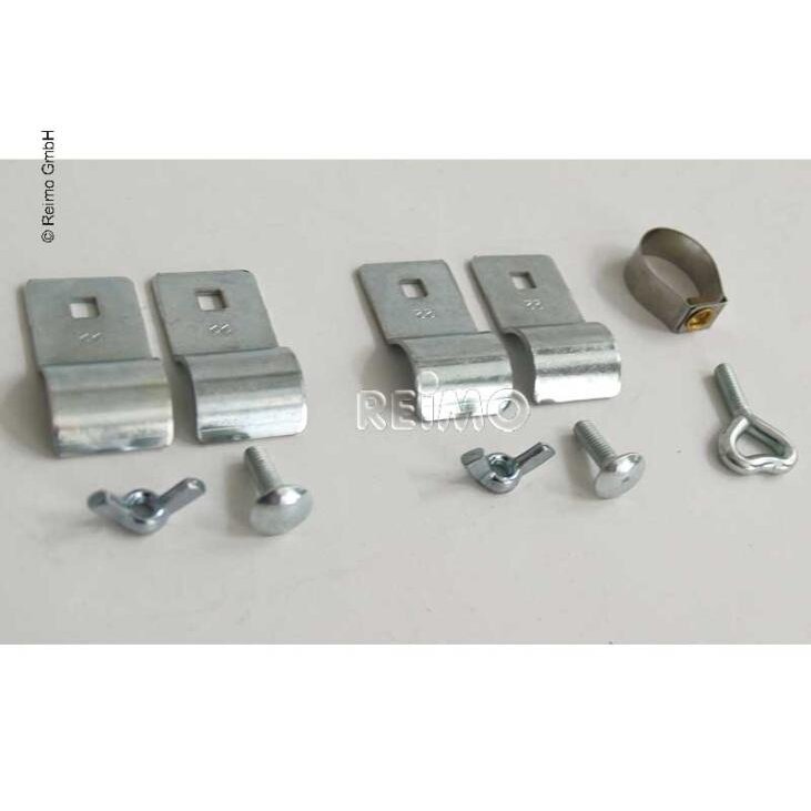 Įtempimo strypas išlenktas 210-275cm aliuminio Ø25mm 3 dalių 3 Įtempimo strypas išlenktas 210-275cm aliuminio Ø25mm 3 dalių 3