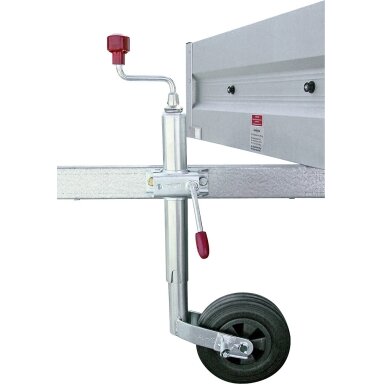 Jockey ratas Pinstop tvirtos gumos/plastikinio ratlankio