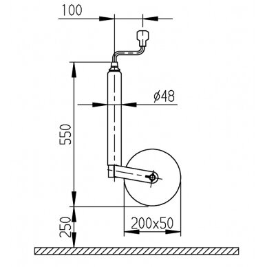 Jockey ratas ir tvirtas guminis / skardinis ratlankis 1 Jockey ratas ir tvirtas guminis / skardinis ratlankis 1