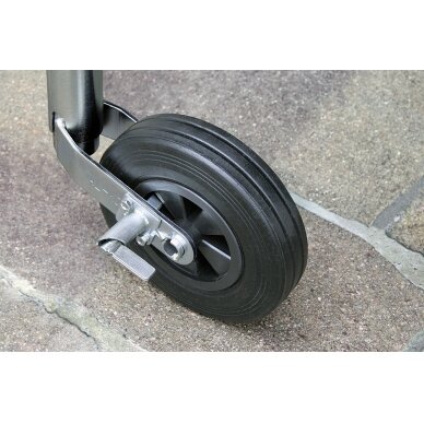 Jockey ratas Pinstop tvirtos gumos/plastikinio ratlankio Jockey ratas Pinstop tvirtos gumos/plastikinio ratlankio