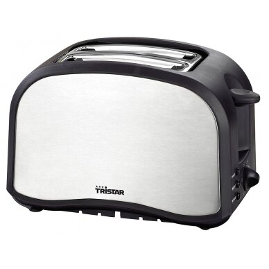 Juodos spalvos skrudintuvas su nerūdijančiu plienu 800 W Juodos spalvos skrudintuvas su nerūdijančiu plienu 800 W