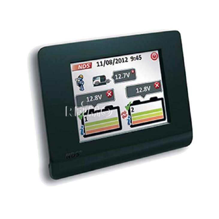 Jutiklinio ekrano akumuliatoriaus valdymas 12V/150A