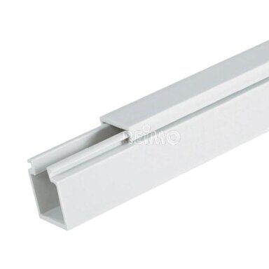 Kabelio kanalas 15x15x2000mm su dugno perforacija ir dangteliu