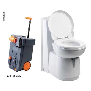Kasetinis tualetas C263-CSL elektrinis plastikinis baltas