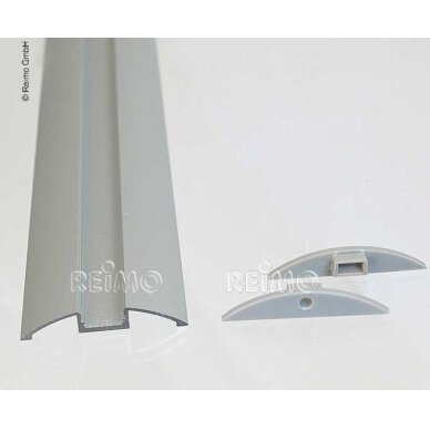 Karbest aliuminio profilis LED juostoms, ilgis 1,5m, pusapvalis 1 Karbest aliuminio profilis LED juostoms, ilgis 1,5m, pusapvalis 1