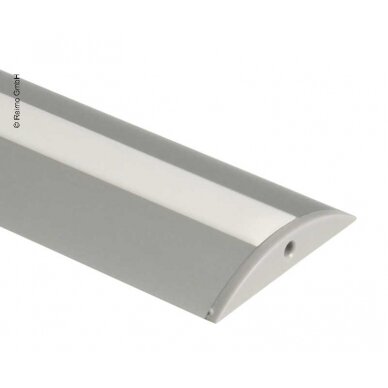 Karbest aliuminio profilis LED juostoms, ilgis 1,5m, pusapvalis 4
