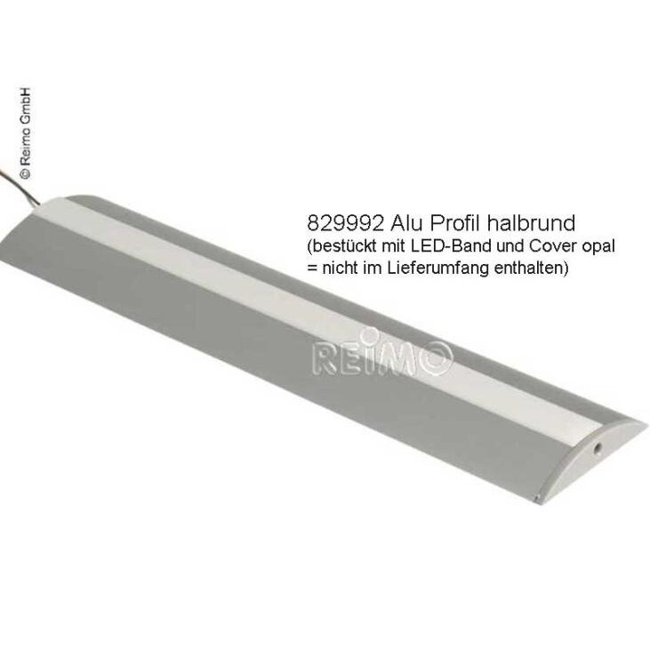 Karbest aliuminio profilis LED juostoms, ilgis 1,5m, pusapvalis 3 Karbest aliuminio profilis LED juostoms, ilgis 1,5m, pusapvalis 3
