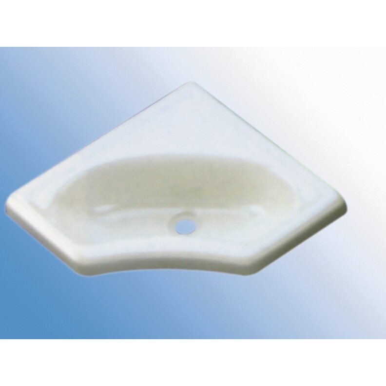 Kampinis praustuvas Mini 345x345x116mm, baltas Kampinis praustuvas Mini 345x345x116mm, baltas