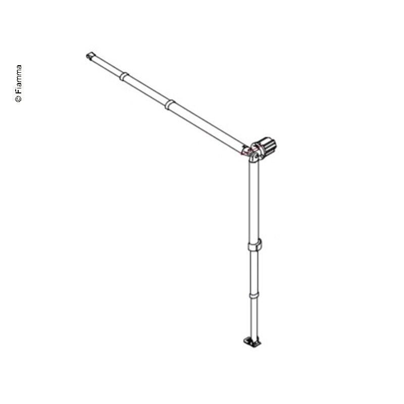 Kairysis užveržimo strypas+atrama F35 250 Kairysis užveržimo strypas+atrama F35 250