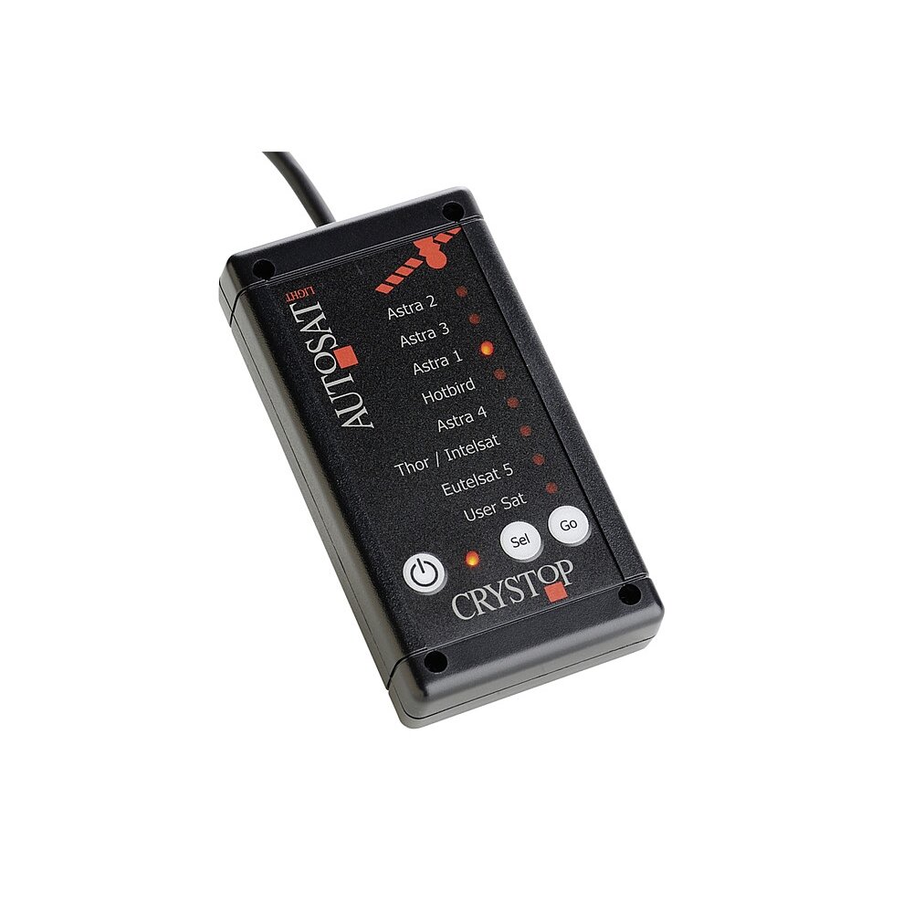 Kelių valdymo pultų parinktis 8 palydovai, skirti AutoSat Light