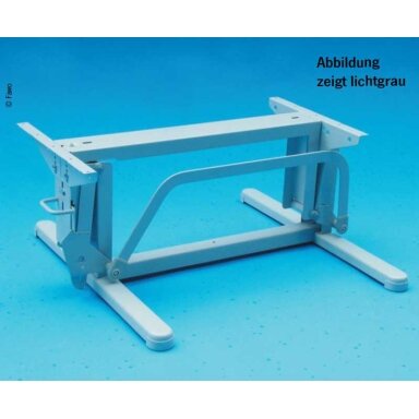 Reguliuojamo aukščio stalo rėmas. Ilgis 60 cm. Aukštis 30–71 cm. Spalva antracito. Reguliuojamo aukščio stalo rėmas. Ilgis 60 cm. Aukštis 30–71 cm. Spalva antracito.