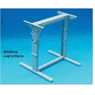 Reguliuojamo aukščio stalo rėmas. Ilgis 60 cm. Aukštis 30–71 cm. Spalva antracito. Reguliuojamo aukščio stalo rėmas. Ilgis 60 cm. Aukštis 30–71 cm. Spalva antracito.