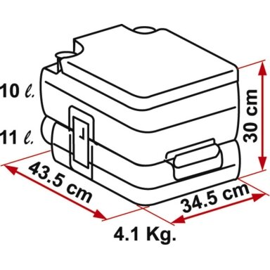 Kempingas tualetas Fiamma Bi-Pot 30