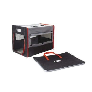 Kennel Carry Dog juoda/pilka/raudona Kennel Carry Dog juoda/pilka/raudona