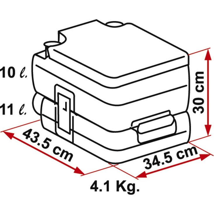 Kempingas tualetas Fiamma Bi-Pot 30 1