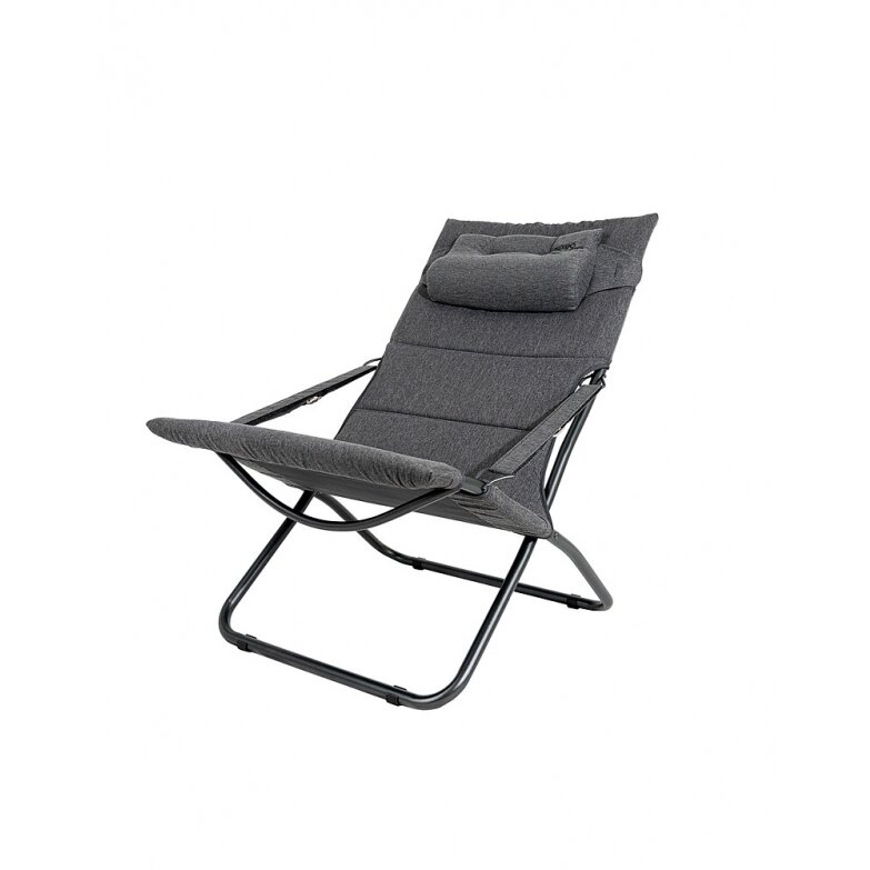 Kėdė Lounger Tex-Supreme, aliuminio, pilka Kėdė Lounger Tex-Supreme, aliuminio, pilka