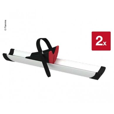 „Kit Rail Premium 48“, ketvirtasis dviejų dalių bėgelis Carry-Bike VW T5/T6 Pro sidabrinis „Kit Rail Premium 48“, ketvirtasis dviejų dalių bėgelis Carry-Bike VW T5/T6 Pro sidabrinis
