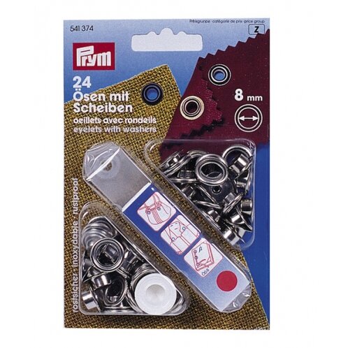 Kilpos ir poveržlės 8mm, 24 vnt.