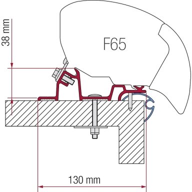 Komplektas Caravan Standard 2 atramos 50cm 2 atramos 30cm Komplektas Caravan Standard 2 atramos 50cm 2 atramos 30cm