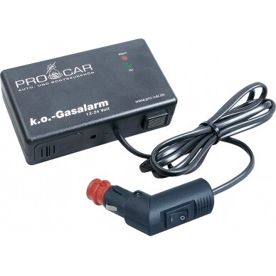 KO dujų signalizacijos įtaisas 12V - 24V KO dujų signalizacijos įtaisas 12V - 24V