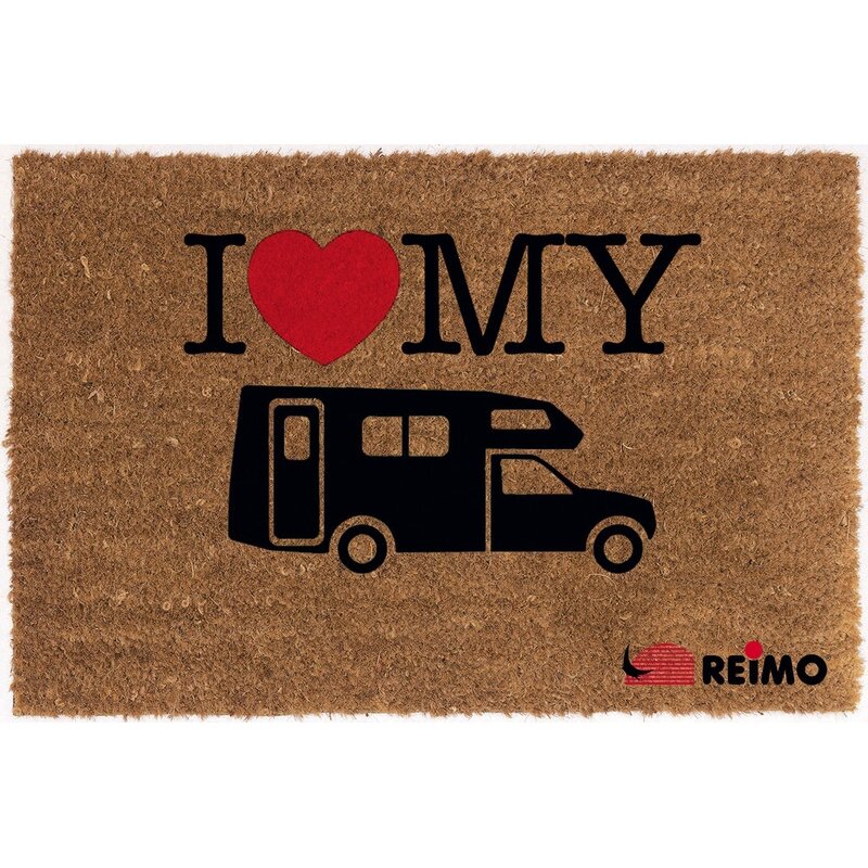 Kokoso kilimėlis 50x25cm - su užrašu "Motorhome" Kokoso kilimėlis 50x25cm - su užrašu "Motorhome"