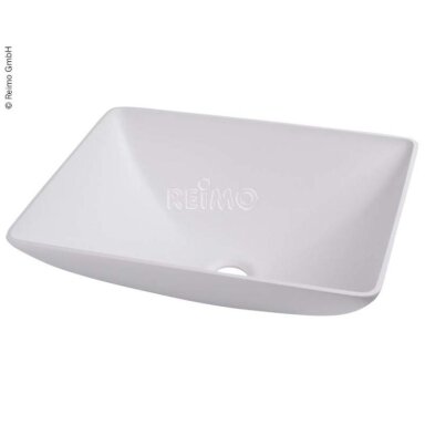 Kvadratinis praustuvas baltas, matmenys: 350x260mm H135mm