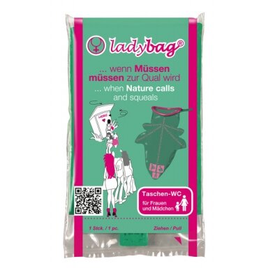 ladybag - kišeninis tualetas moterims ir merginoms ladybag - kišeninis tualetas moterims ir merginoms