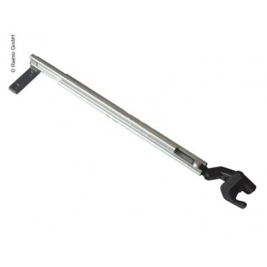 Lango atrama Polivitrum langas su užraktu 280mm dešinė Lango atrama Polivitrum langas su užraktu 280mm dešinė
