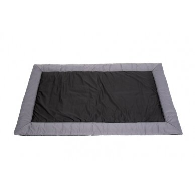 Lauko antklodė šunims ABBY, 100x65cm, juoda/pilka, vandeniui atstumianti 2 Lauko antklodė šunims ABBY, 100x65cm, juoda/pilka, vandeniui atstumianti 2