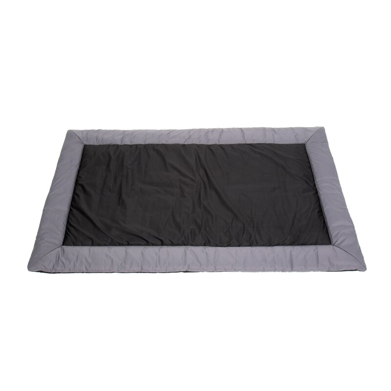 Lauko antklodė šunims ABBY, 100x65cm, juoda/pilka, vandeniui atstumianti 2 Lauko antklodė šunims ABBY, 100x65cm, juoda/pilka, vandeniui atstumianti 2