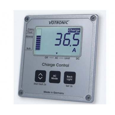 LCD įkrovimo valdiklis S, skirtas Votronic VBCS Triple LCD įkrovimo valdiklis S, skirtas Votronic VBCS Triple