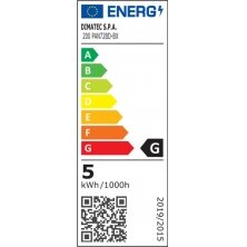 LED sieninis/lubinis šviestuvas baltas 5,5W 1 LED sieninis/lubinis šviestuvas baltas 5,5W 1
