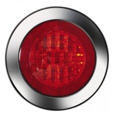 LED rūko žibintas su reflektoriumi, 12V 4W raudonas IP67 500mm laidas