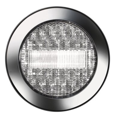 LED atbulinės eigos žibintas 12V 3W, skaidrus, IP67, 500mm laidas LED atbulinės eigos žibintas 12V 3W, skaidrus, IP67, 500mm laidas