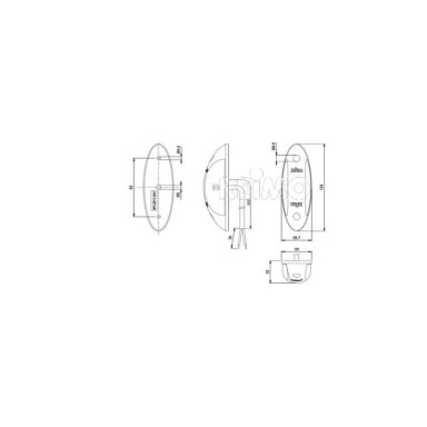 LED galinis rūkas 6W LED galinis rūkas 6W