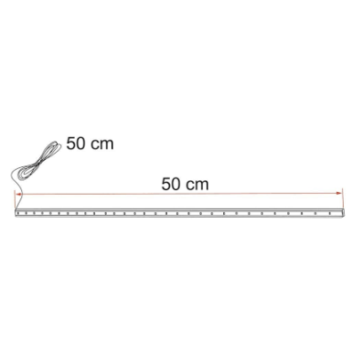 LED markizės apšietimo prailginimas F45S + F45L markizėms, 50cm ilgio