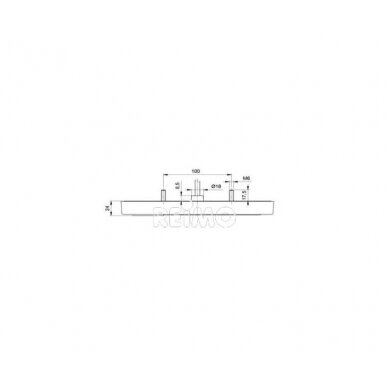 LED daugiafunkcis šviestuvas, 9-32V, raudonas 500mm laidas, IP67 2 LED daugiafunkcis šviestuvas, 9-32V, raudonas 500mm laidas, IP67 2