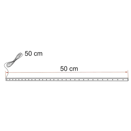 LED markizės apšietimo prailginimas F45S + F45L markizėms, 50cm ilgio