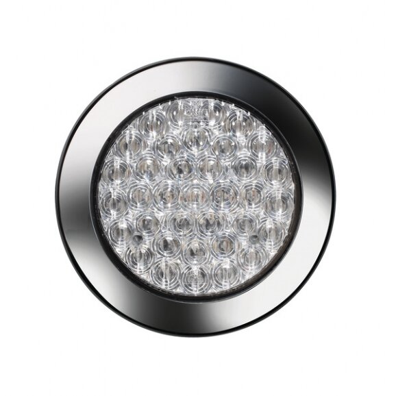 LED atbulinės eigos žibintas 12V, 3W IP67 500 mm laidas skaidrus LED atbulinės eigos žibintas 12V, 3W IP67 500 mm laidas skaidrus