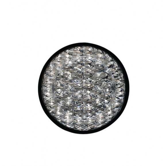 LED indikatorinis stabdžių galinis žibintas 12V, 3/4/0,5W IP67 500 mm laidas skaidrus