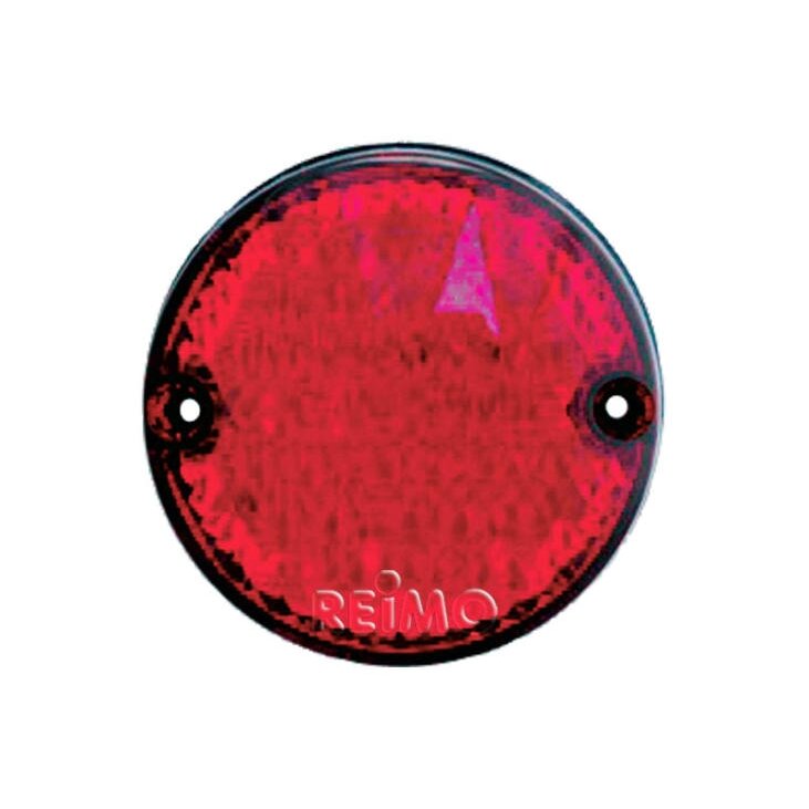 LED galinis rūko žibintas 12V, 3W IP67 500 mm laidas raudonas