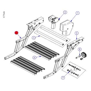 LH Scissor Assy Double Step
