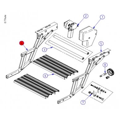 LH Scissor Assy Double Step LH Scissor Assy Double Step